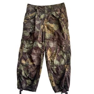 Anthropologie Women's RIPLEY Moss Utility Camouflaged Brown Green Pants sz 25P
